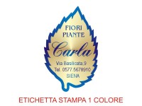 Etichette adesive per fioristi, fiorai e vivaisti (mm 48x30)  (cod.83G)